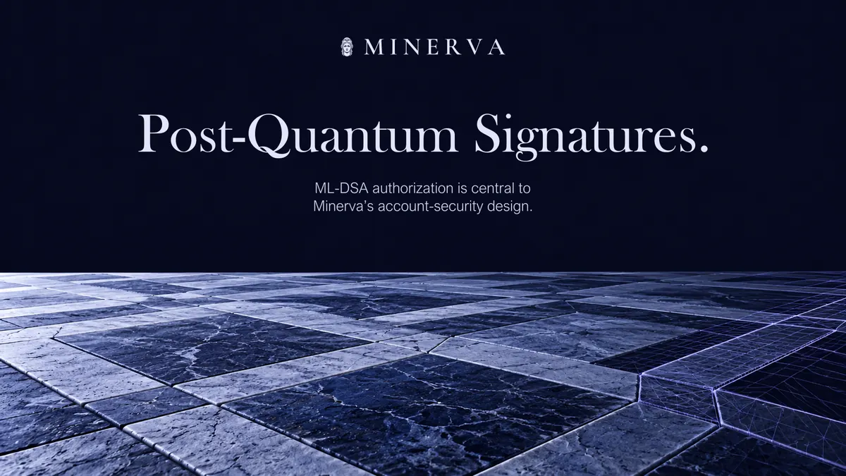 Post-quantum signatures
